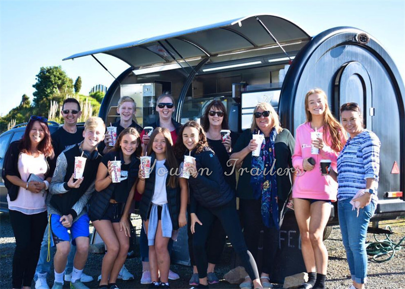 YOWON small fiberglass food vending trailer hot dog cart for Europe - Vending trailer: picture 1 YOWON small fiberglass food vending trailer hot dog cart for Europe - Vending trailer: picture 1