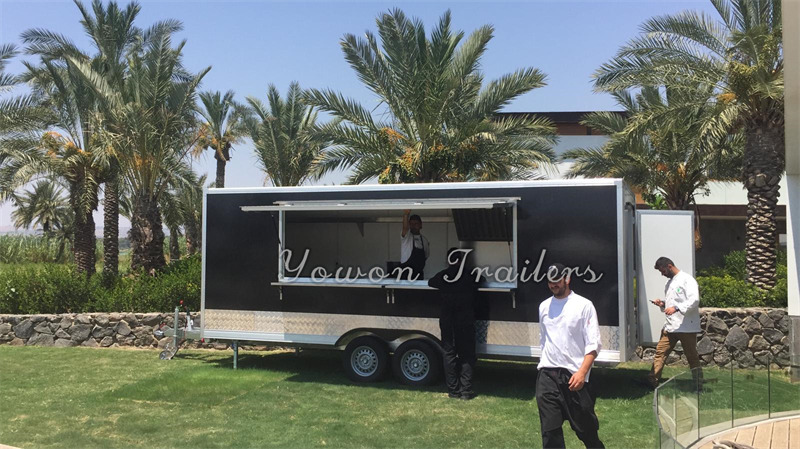 YOWON vintage model square food truck catering truck - Vending trailer: picture 1 YOWON vintage model square food truck catering truck - Vending trailer: picture 1