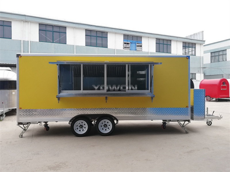 YOWON vintage model square food truck catering truck - Vending trailer: picture 5 YOWON vintage model square food truck catering truck - Vending trailer: picture 5
