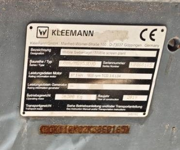 Kleemann MS 953 Evo - Screener: picture 3 Kleemann MS 953 Evo - Screener: picture 3