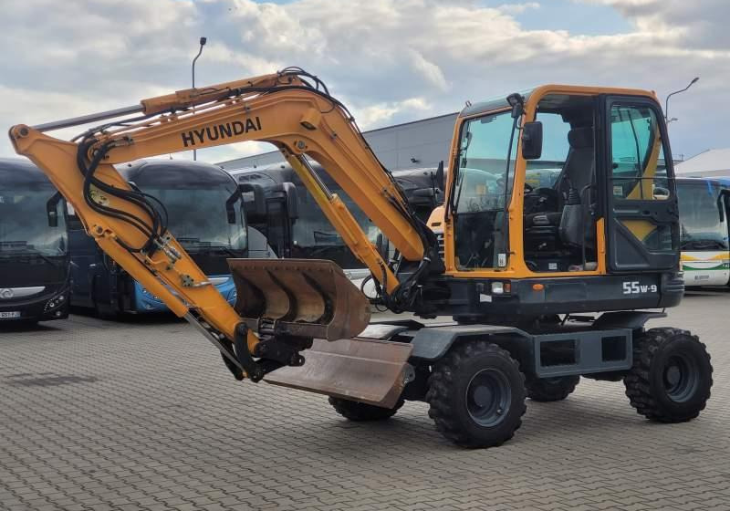 Wheel excavator Hyundai ROBEX 55W-9 EXCAVATOR / SPROWADZONY Z FRANCJI: picture 8