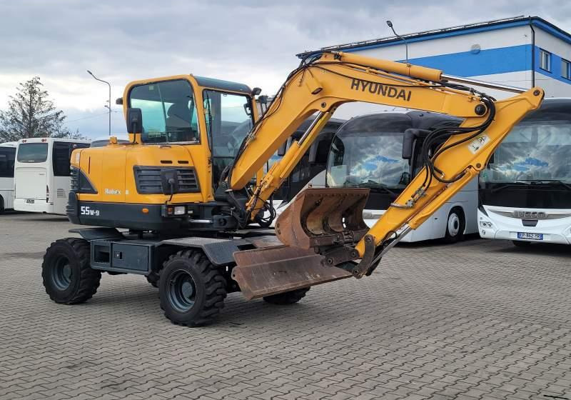 Hyundai ROBEX 55W-9 EXCAVATOR / SPROWADZONY Z FRANCJI - Wheel excavator: picture 1 Hyundai ROBEX 55W-9 EXCAVATOR / SPROWADZONY Z FRANCJI - Wheel excavator: picture 1