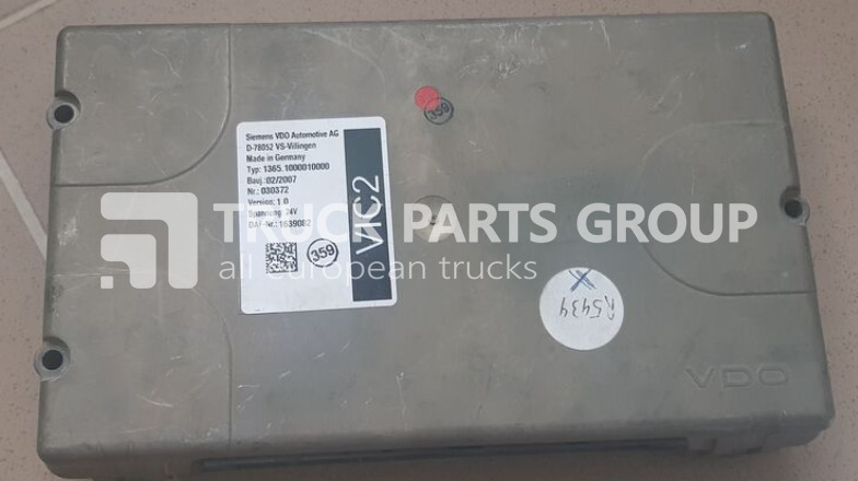 DAF 95XF EURO3, VIC2 electronic control unit 1639082 control unit - ECU for Truck: picture 1 DAF 95XF EURO3, VIC2 electronic control unit 1639082 control unit - ECU for Truck: picture 1