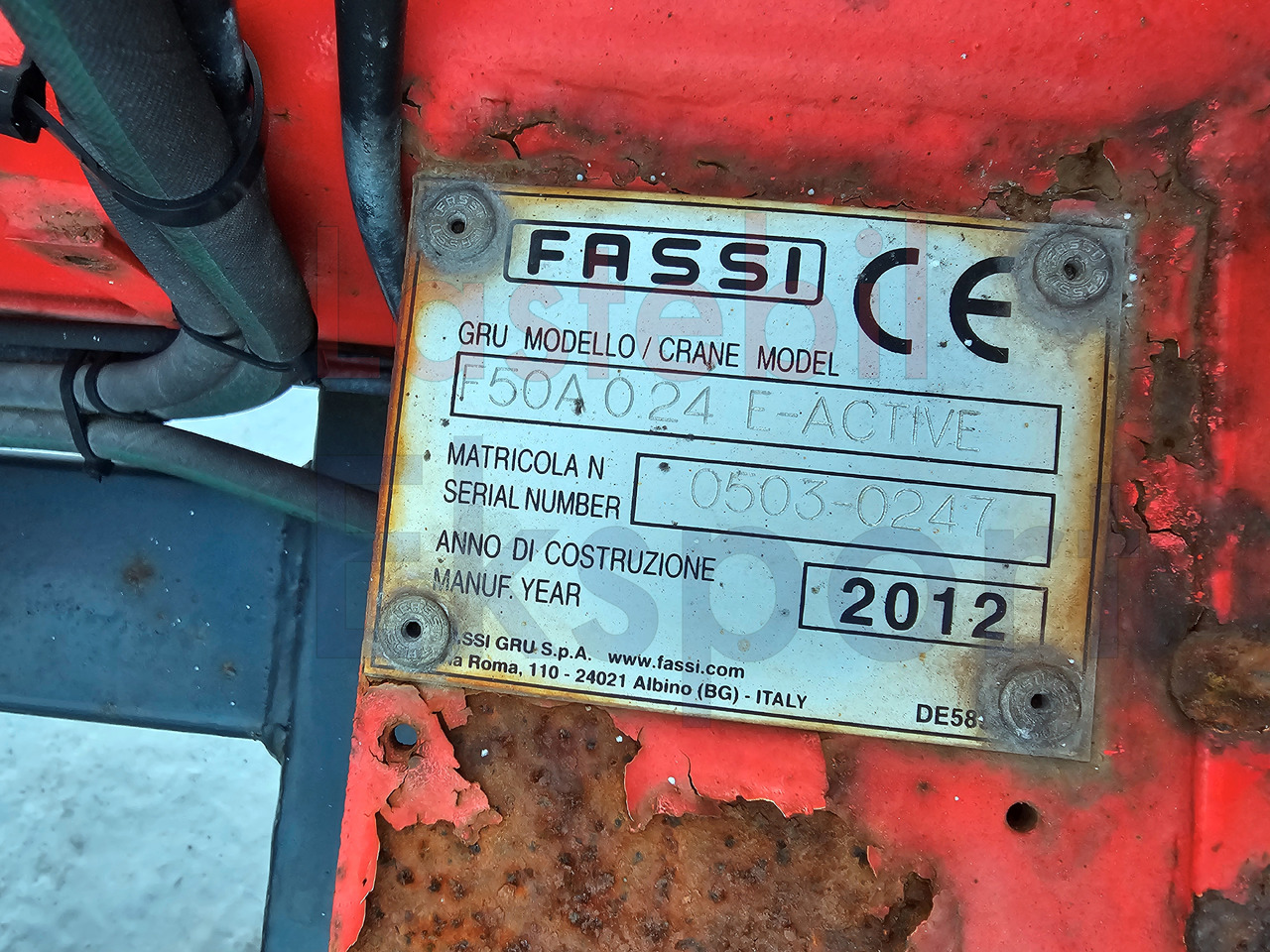 Leasing of MITSUBISHI Fuso CANTER / FASSI F50 / LOW KM MITSUBISHI Fuso CANTER / FASSI F50 / LOW KM: picture 10