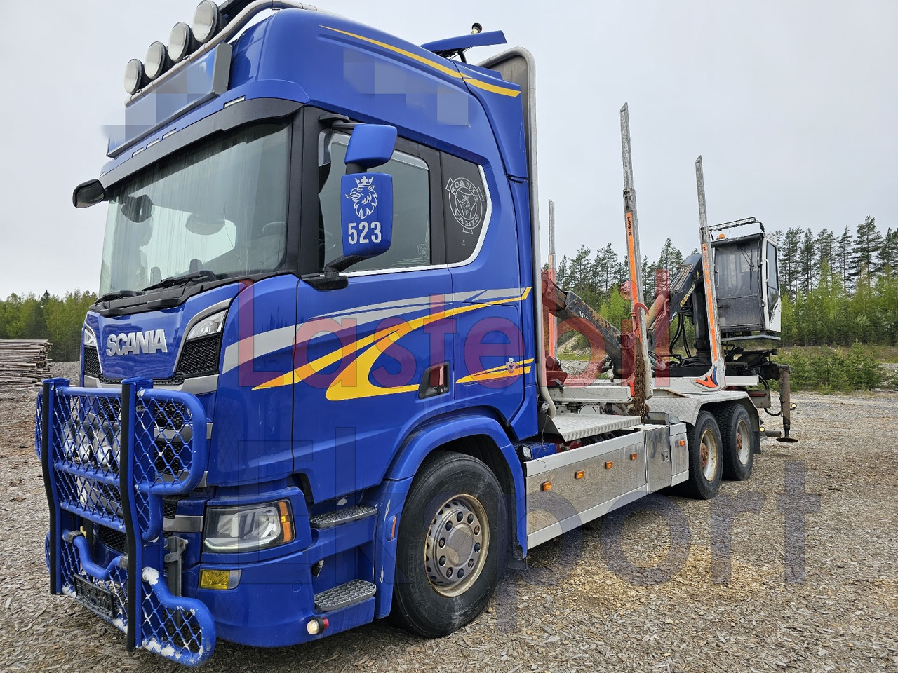 Scania R650 - Timber truck, Crane truck: picture 5 Scania R650 - Timber truck, Crane truck: picture 5