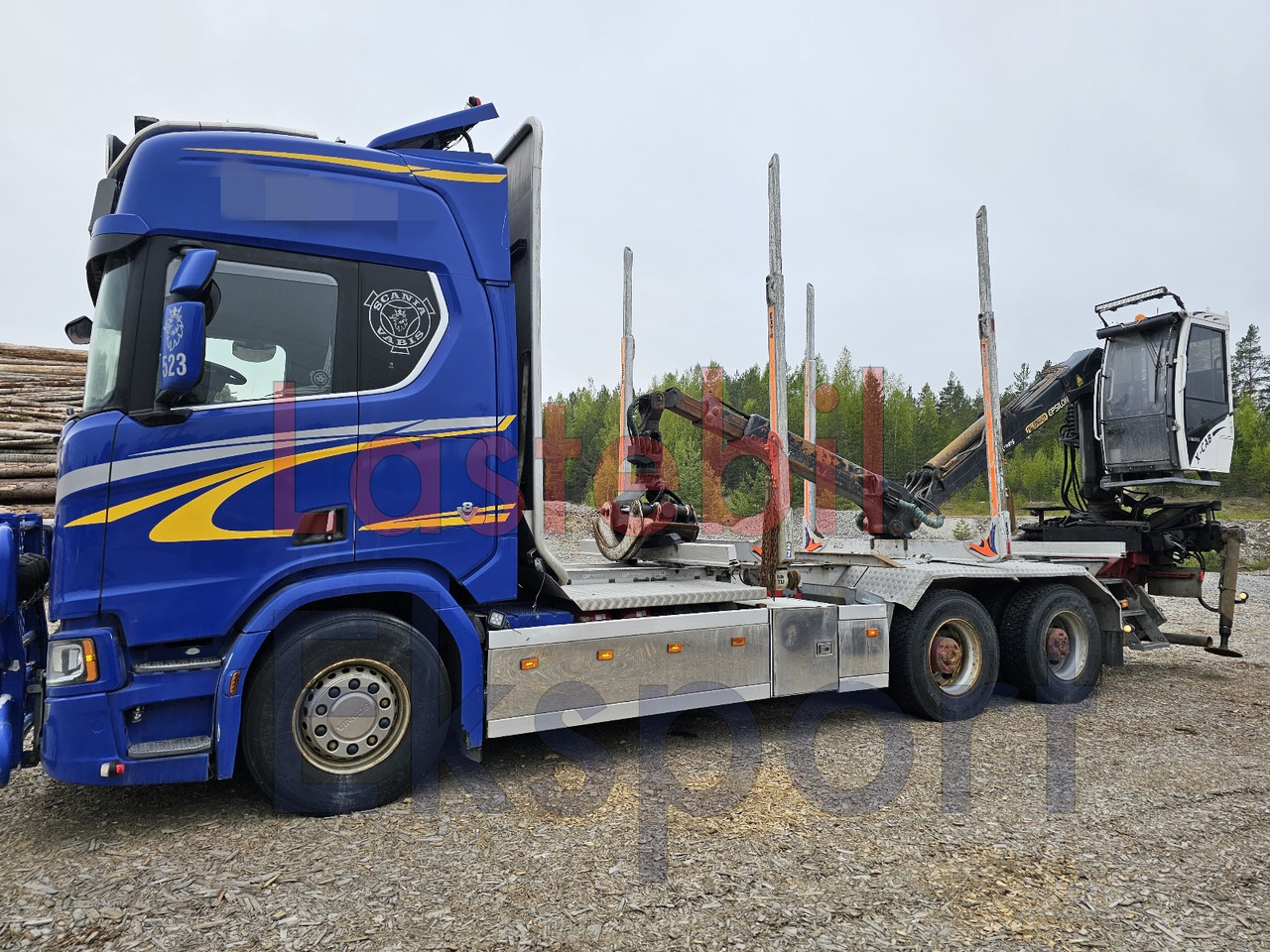 Scania R650 - Timber truck, Crane truck: picture 4 Scania R650 - Timber truck, Crane truck: picture 4