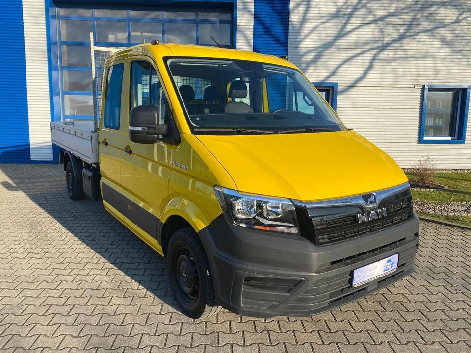 MAN TGE 3.140 Doka Pritsche Lang *STANDHZG* AHK*24 MONATE GARANTIE*1.HAND*INKL.19% MWST*SOFORT!* - Flatbed van, Combi van: picture 2 MAN TGE 3.140 Doka Pritsche Lang *STANDHZG* AHK*24 MONATE GARANTIE*1.HAND*INKL.19% MWST*SOFORT!* - Flatbed van, Combi van: picture 2