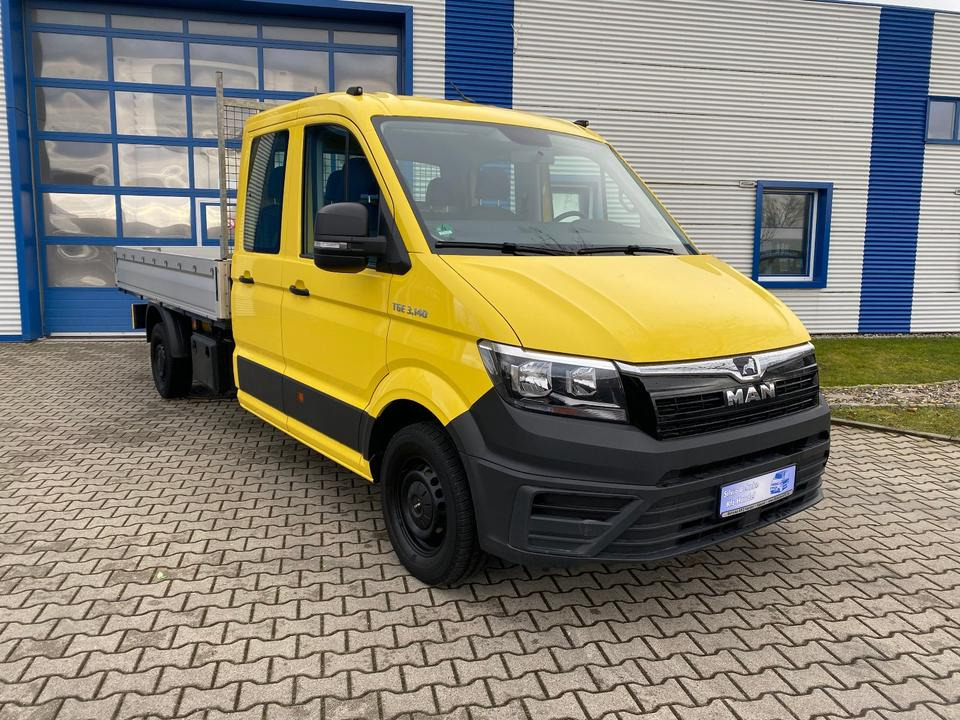 MAN TGE 3.140 Doka Pritsche Lang *STANDHZG* AHK*HECKANTRIEB*1.HAND*INKL.19% MWST*SOFORT!* - Flatbed van, Combi van: picture 2 MAN TGE 3.140 Doka Pritsche Lang *STANDHZG* AHK*HECKANTRIEB*1.HAND*INKL.19% MWST*SOFORT!* - Flatbed van, Combi van: picture 2