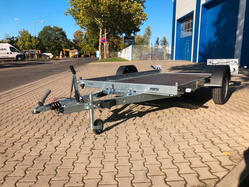 Martz Anhänger / Tieflader 1163Kg Nutzlast mit Knickdeichsel zum Kippen 3250x1850mm *INKL.19% MWST* - Motorcycle trailer: picture 5 Martz Anhänger / Tieflader 1163Kg Nutzlast mit Knickdeichsel zum Kippen 3250x1850mm *INKL.19% MWST* - Motorcycle trailer: picture 5