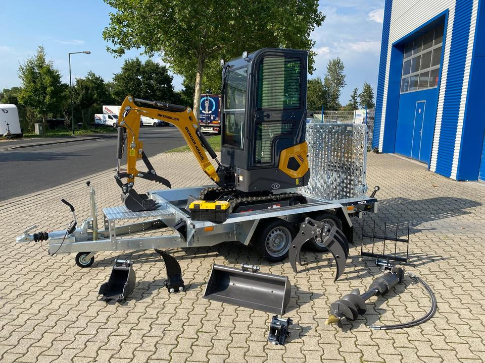 Minibagger BK1250KJSR + Tieflader + Zubehör *INKL.19% MWST*BERGER KRAUS*VERSTELLFAHRWERK* KUBOTA*SOFORT!* - Mini excavator: picture 1 Minibagger BK1250KJSR + Tieflader + Zubehör *INKL.19% MWST*BERGER KRAUS*VERSTELLFAHRWERK* KUBOTA*SOFORT!* - Mini excavator: picture 1