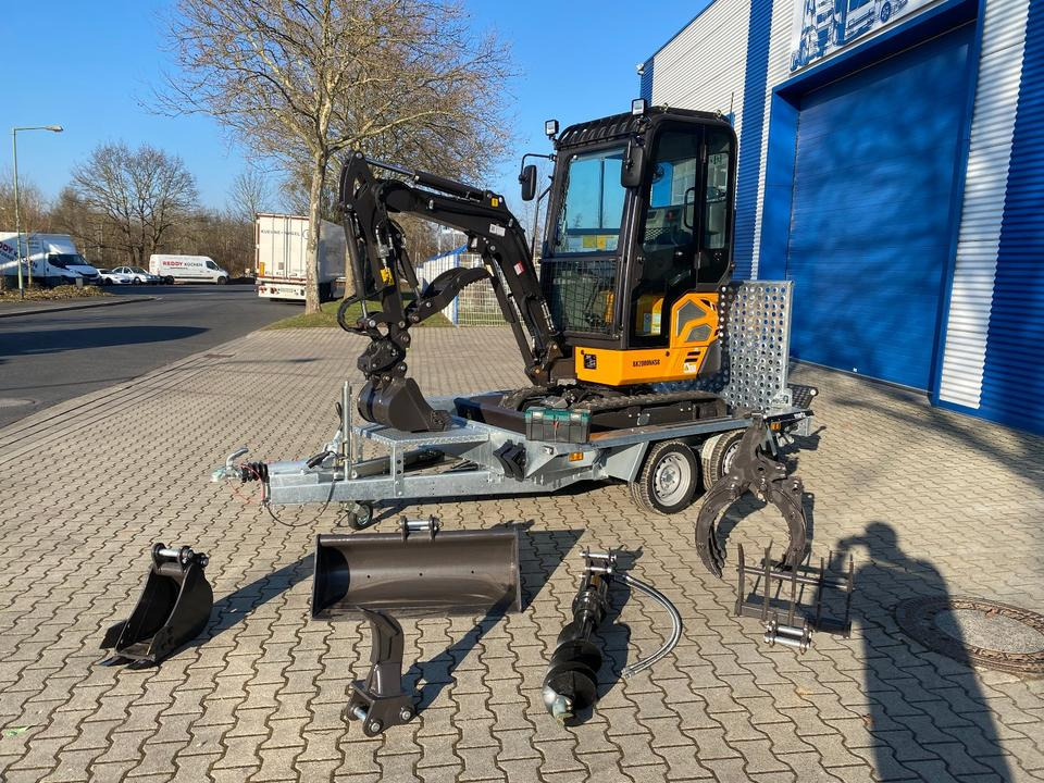 Minibagger BK2000NKSR + Tieflader + Zubehör *INKL.19% MWST*BERGER KRAUS*KUBOTA* KLIMA*SCHWENKARM*VERSTELLFAHRWERK* - Mini excavator: picture 2 Minibagger BK2000NKSR + Tieflader + Zubehör *INKL.19% MWST*BERGER KRAUS*KUBOTA* KLIMA*SCHWENKARM*VERSTELLFAHRWERK* - Mini excavator: picture 2