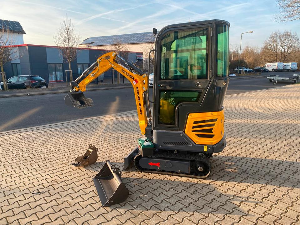 Minibagger BK950KS + Schaufelpaket *INKL.19% MWST*BERGER KRAUS*KABINE*SOFORT!* - Mini excavator: picture 2 Minibagger BK950KS + Schaufelpaket *INKL.19% MWST*BERGER KRAUS*KABINE*SOFORT!* - Mini excavator: picture 2