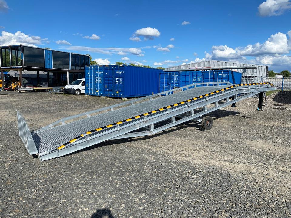 Verladerampe 8t Verzinkt Containerrampe LKW Rampe Vorführmodell *INKL.19% MWST*SOFORT VERFÜGBAR!* - Loading ramp: picture 4 Verladerampe 8t Verzinkt Containerrampe LKW Rampe Vorführmodell *INKL.19% MWST*SOFORT VERFÜGBAR!* - Loading ramp: picture 4
