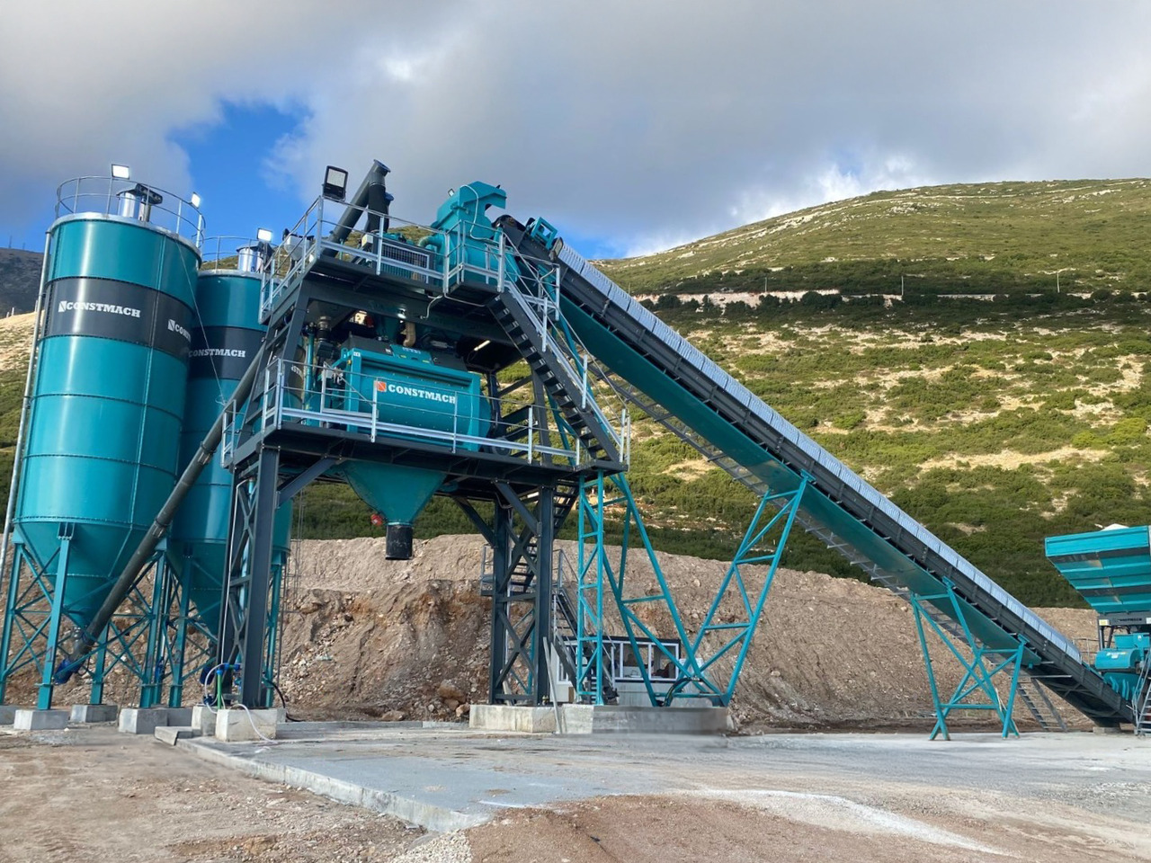 Constmach 120 m³/h Stationary Concrete Batching Plant - Concrete plant: picture 1 Constmach 120 m³/h Stationary Concrete Batching Plant - Concrete plant: picture 1