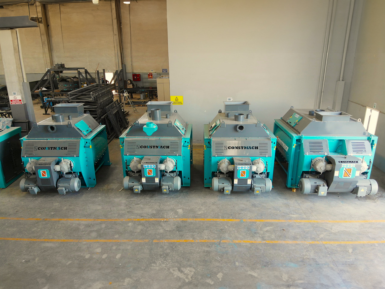 Constmach Doppelwellen-Betonmischer (Paddelmischer) - Concrete mixer: picture 4 Constmach Doppelwellen-Betonmischer (Paddelmischer) - Concrete mixer: picture 4