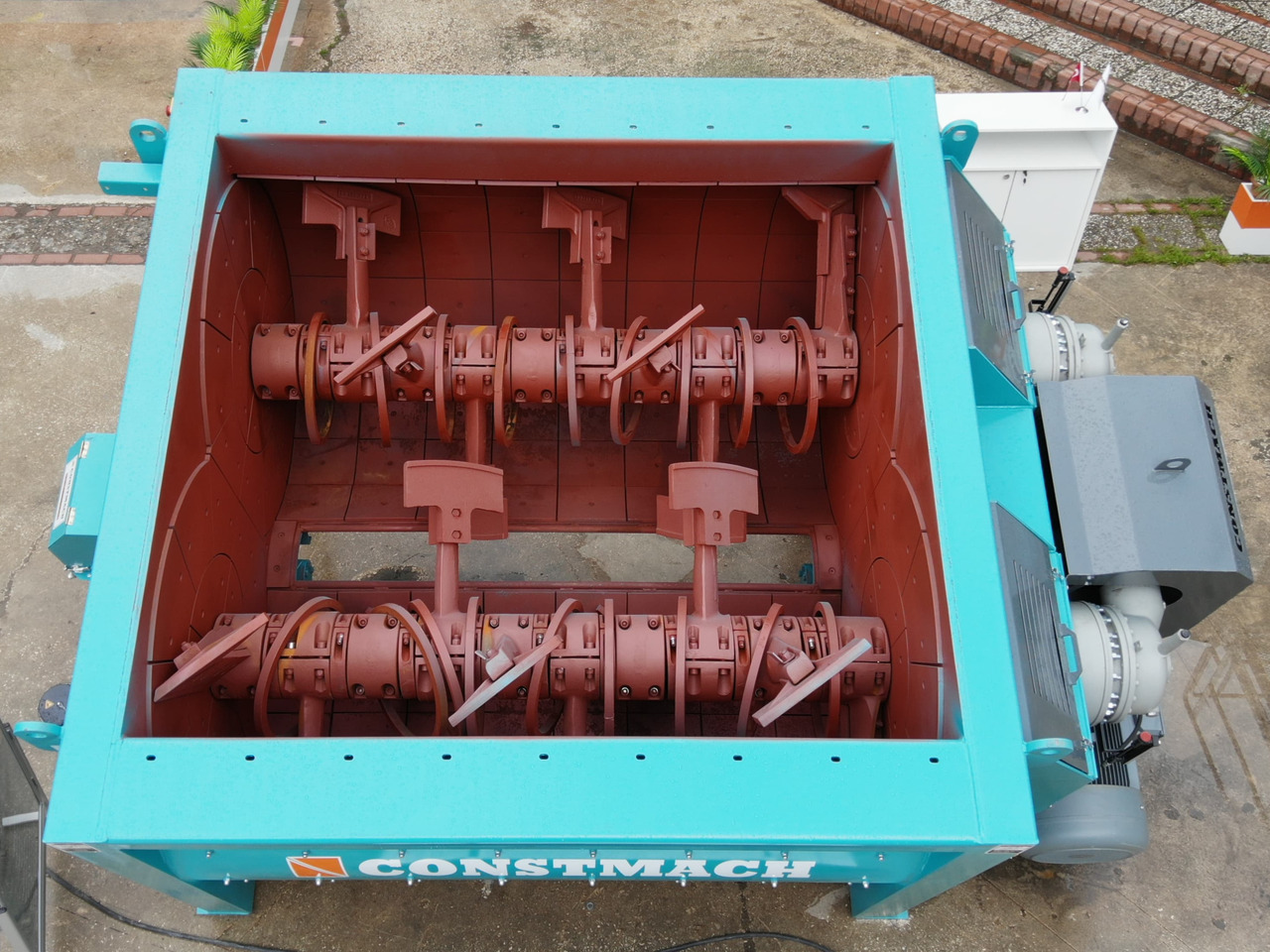 Constmach Doppelwellen-Betonmischer (Paddelmischer) - Concrete mixer: picture 2 Constmach Doppelwellen-Betonmischer (Paddelmischer) - Concrete mixer: picture 2