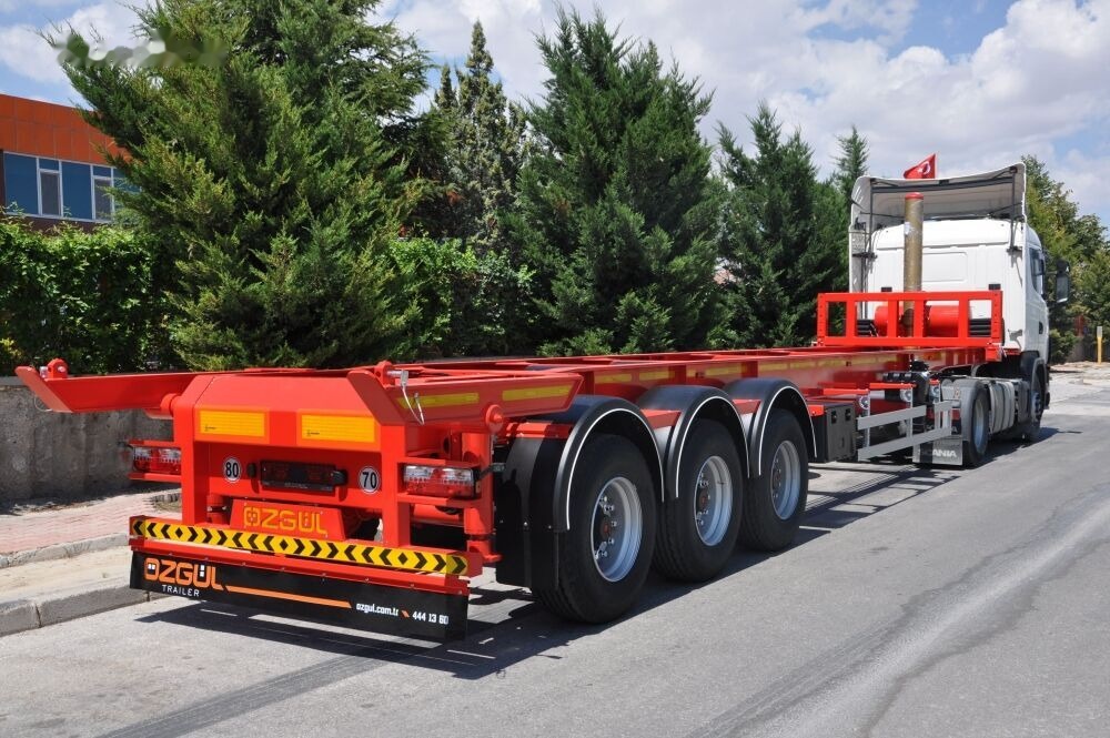 New Container transporter/ Swap body semi-trailer for transportation of containers Özgül 40 FT TIPPING CONTAINER CHASSIS AINER CARRIER: picture 8