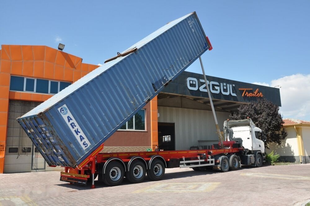 New Container transporter/ Swap body semi-trailer for transportation of containers Özgül 40 FT TIPPING CONTAINER CHASSIS AINER CARRIER: picture 9