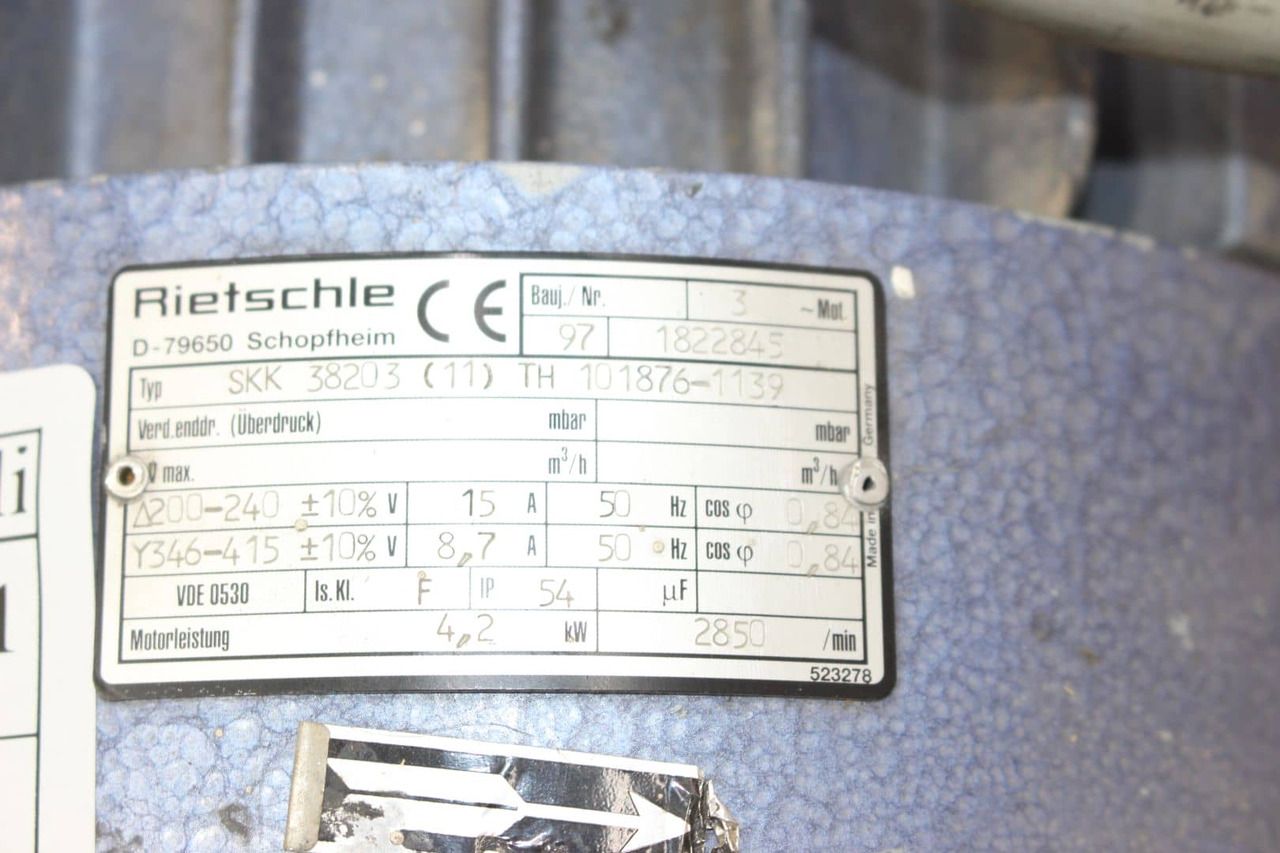 Rietschle SKK 38203 (11) - Industrial equipment: picture 4 Rietschle SKK 38203 (11) - Industrial equipment: picture 4