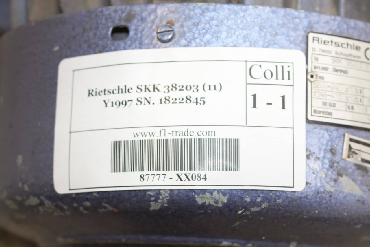 Rietschle SKK 38203 (11) - Industrial equipment: picture 5 Rietschle SKK 38203 (11) - Industrial equipment: picture 5