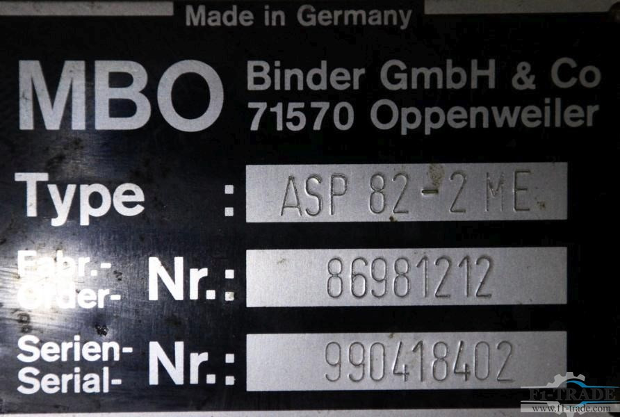 MBO ASP 82 - 2 ME - Printing machinery: picture 2 MBO ASP 82 - 2 ME - Printing machinery: picture 2