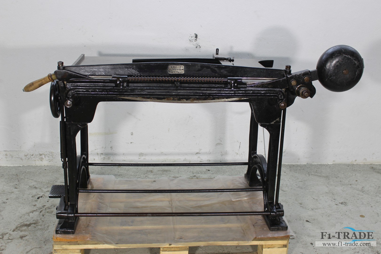 Wilhelm Leo'S Nachfolger 19030 - Paper cutting machine: picture 1 Wilhelm Leo'S Nachfolger 19030 - Paper cutting machine: picture 1