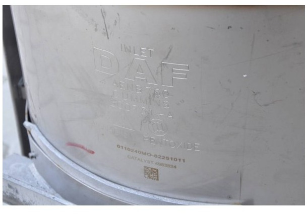 Katalysator SCR Euro 5 DAF Cummins - 300731A AENB760 - Catalytic converter for Truck: picture 2 Katalysator SCR Euro 5 DAF Cummins - 300731A AENB760 - Catalytic converter for Truck: picture 2