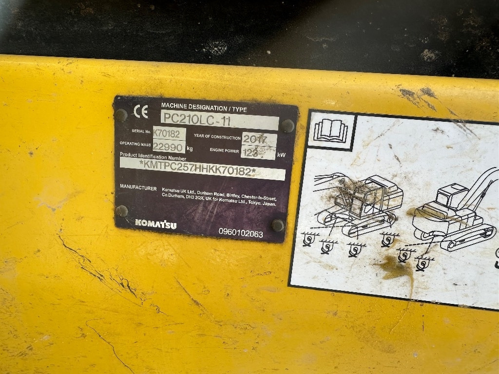 Leasing of Komatsu PC 210 LC-11  Komatsu PC 210 LC-11: picture 13