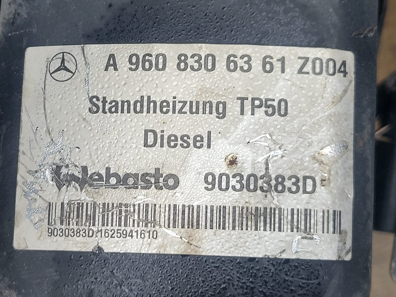 Ogrzewanie postojowe Webasto A9608306361 Mercedes - Spare parts: picture 2 Ogrzewanie postojowe Webasto A9608306361 Mercedes - Spare parts: picture 2