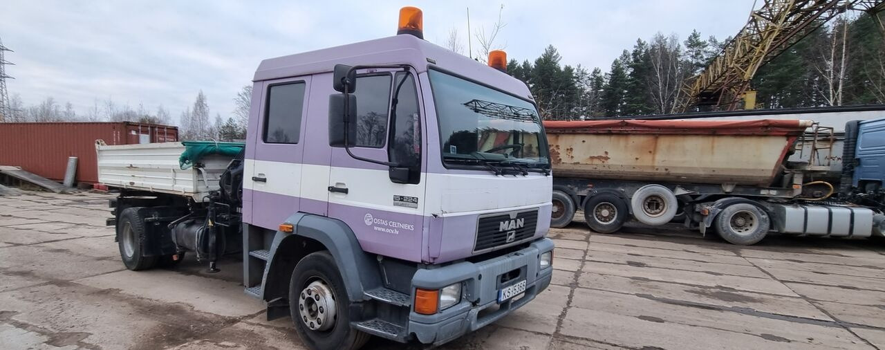 MAN 15.224 - Tipper, Crane truck: picture 5 MAN 15.224 - Tipper, Crane truck: picture 5