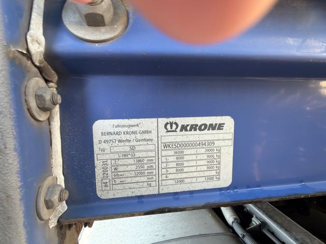 Dropside/ Flatbed semi-trailer Krone SD: picture 11 Dropside/ Flatbed semi-trailer Krone SD: picture 11