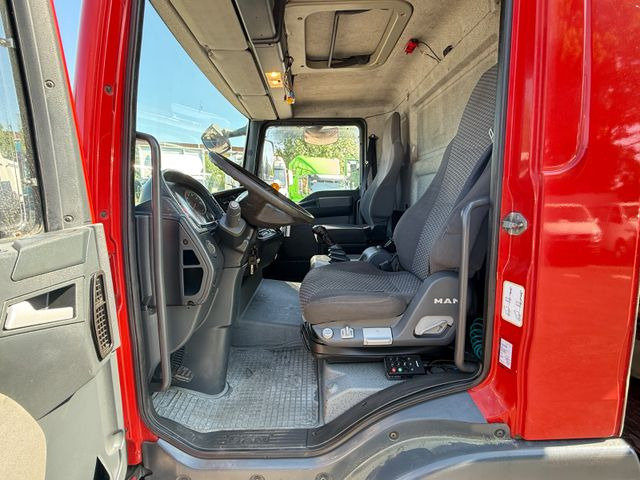 Dropside/ Flatbed truck, Crane truck MAN TGL 12.210  mit Kran: picture 12