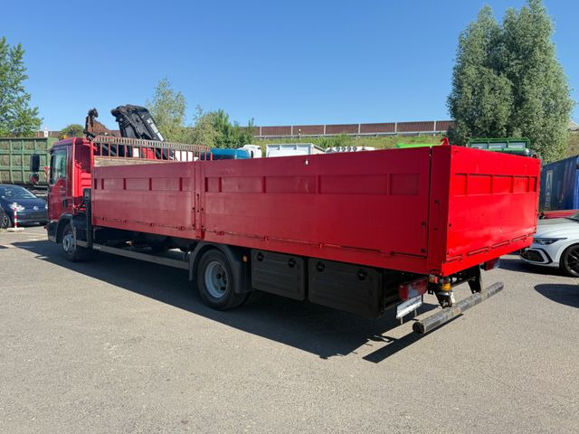 Dropside/ Flatbed truck, Crane truck MAN TGL 12.210  mit Kran: picture 8