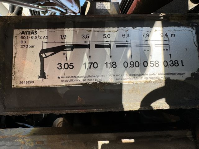 Tipper Mercedes-Benz 1317 Kipper - Kran: picture 15