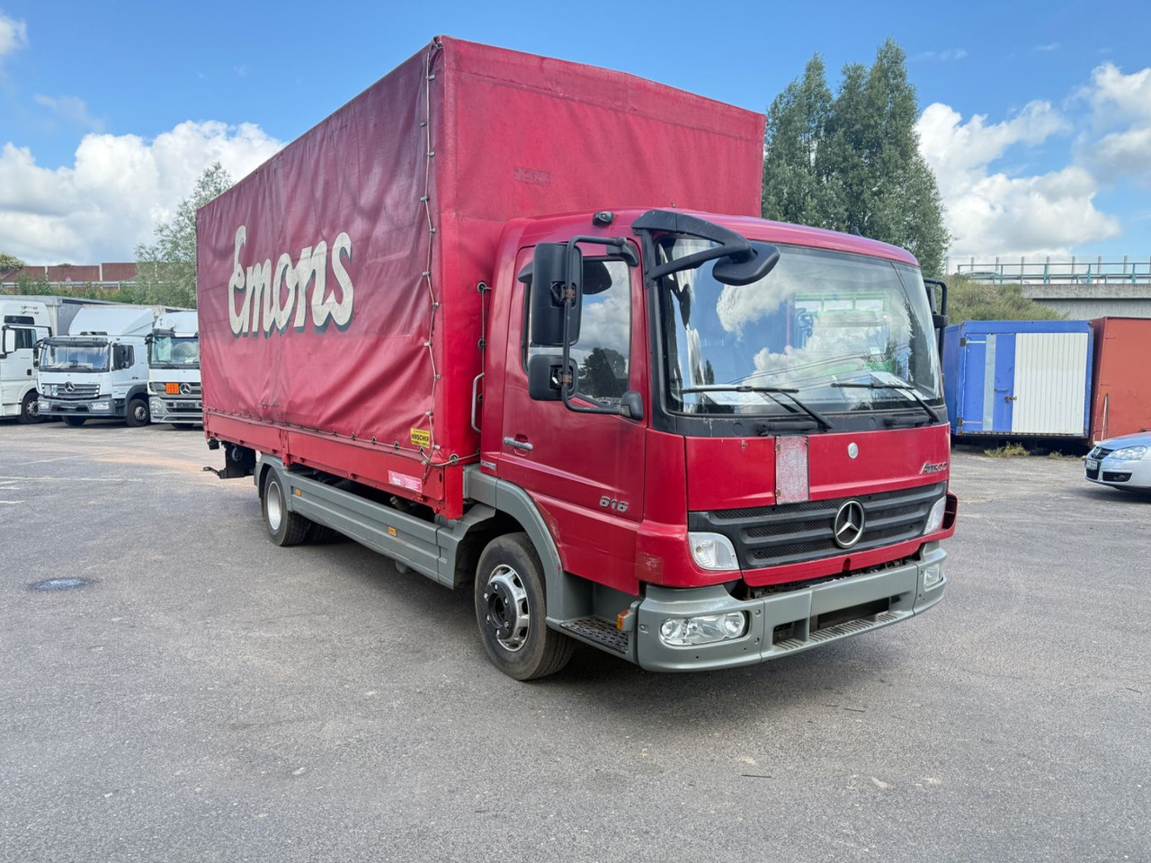 Mercedes-Benz Atego 816 L Lbw Tempomat - Curtainsider truck: picture 2 Mercedes-Benz Atego 816 L Lbw Tempomat - Curtainsider truck: picture 2