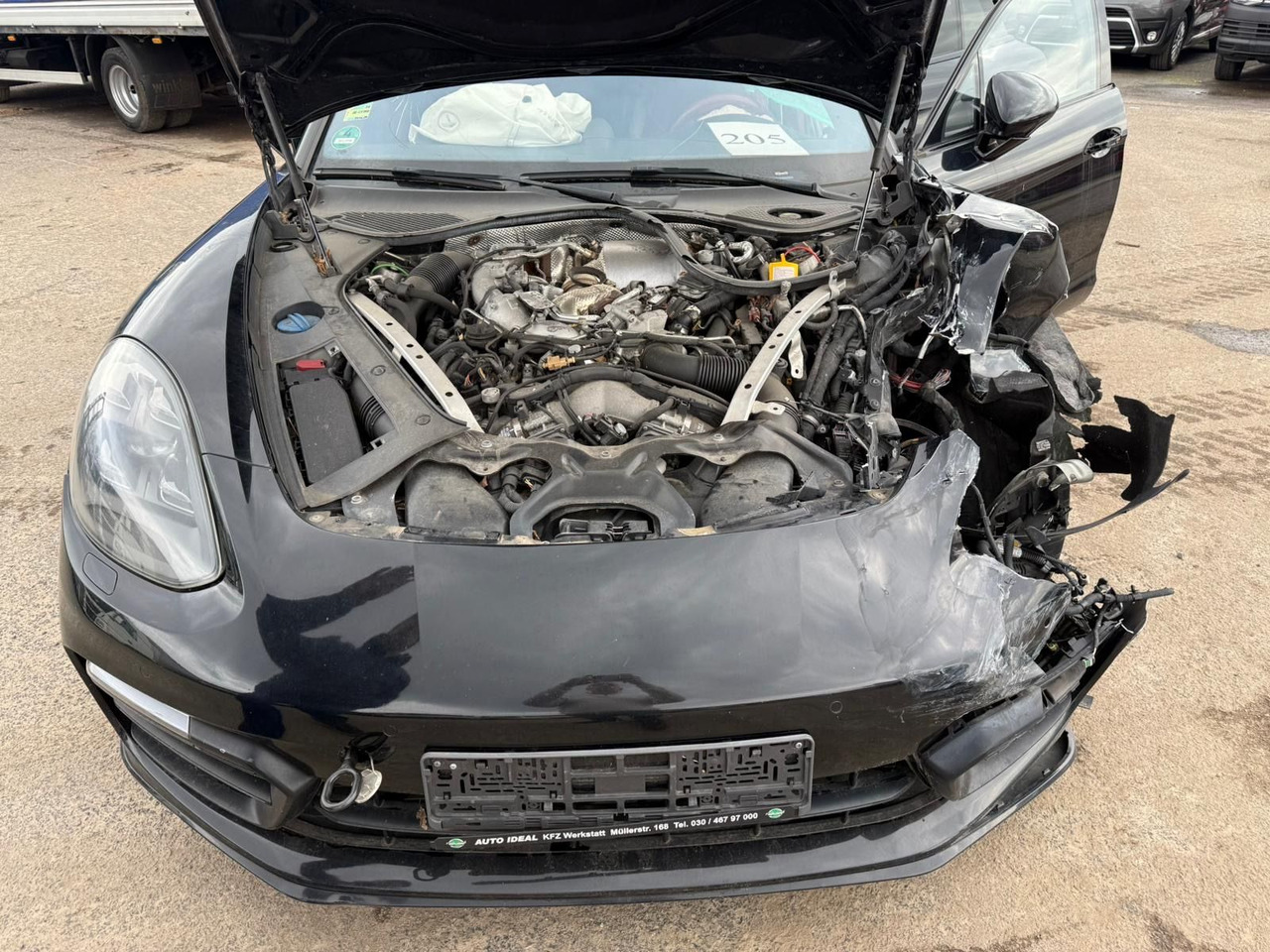 Car Porsche Panamera 4 S Diesel UNFALL!!: picture 6