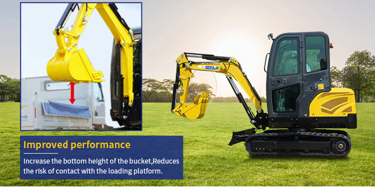 New Mini excavator Shandong Rippa Machinery Group Co., Ltd. R330-Global stocking Rapid delivery-Kubota engine-Cab-Air Conditioner ; CE certification: picture 13
