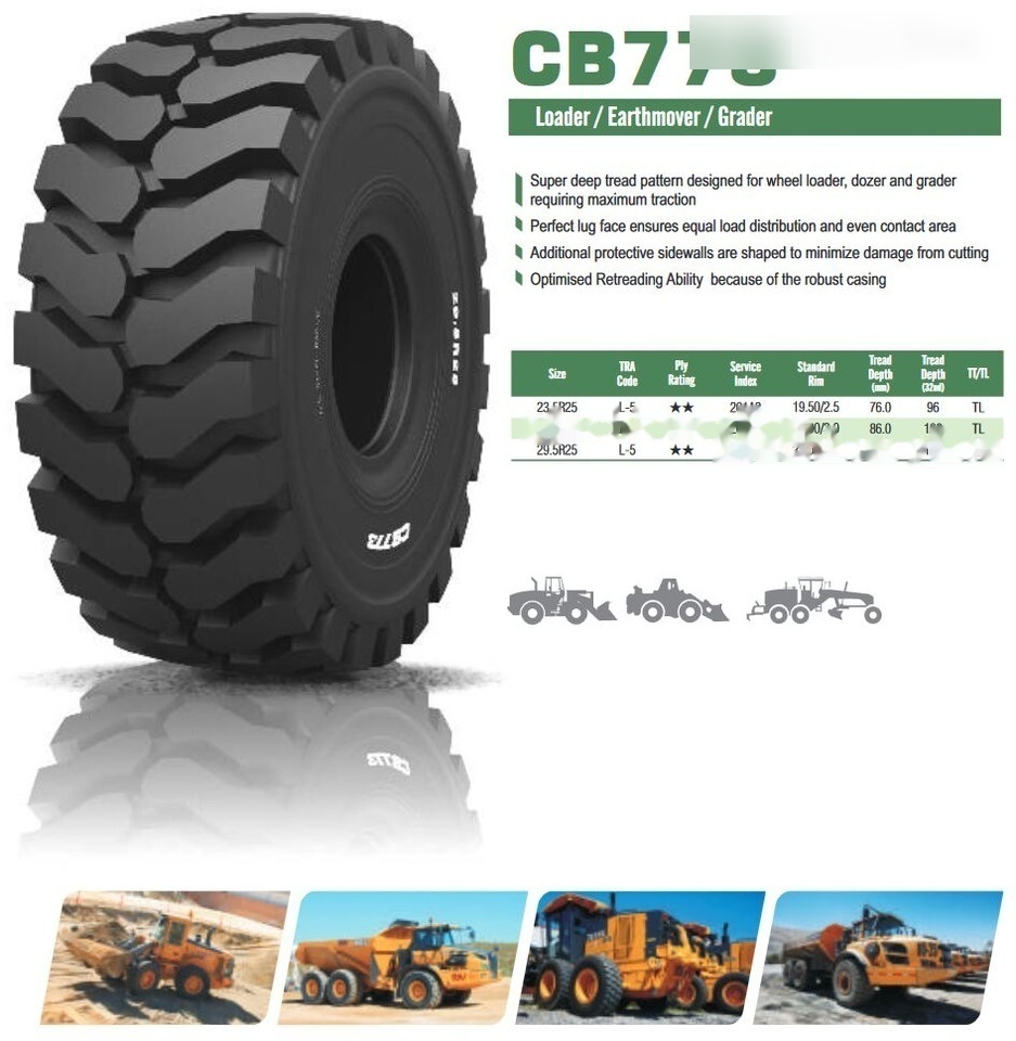 WestLake 26.5R25 CB773 ** L5 - Tire for Wheel loader: picture 2 WestLake 26.5R25 CB773 ** L5 - Tire for Wheel loader: picture 2