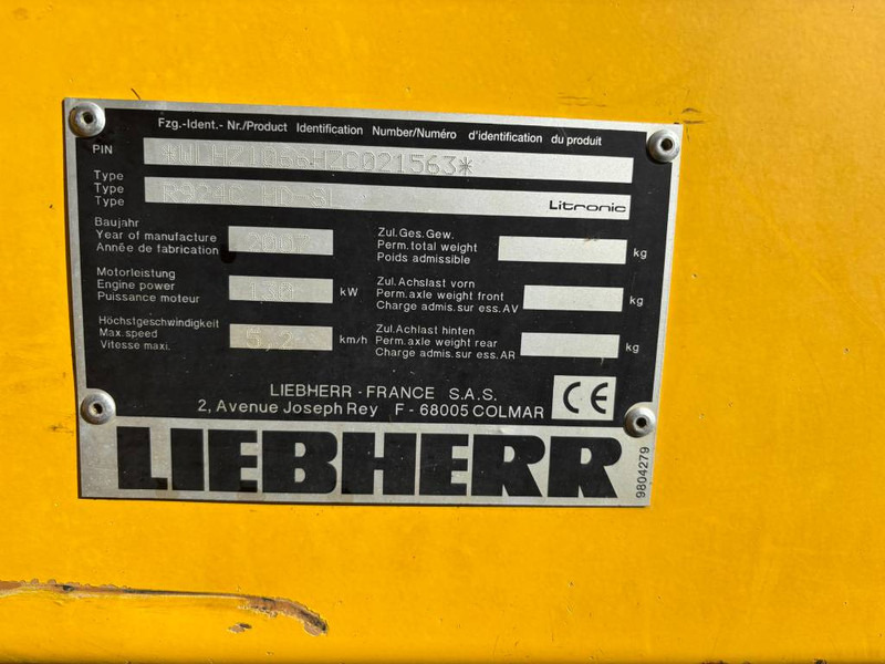 Crawler excavator Liebherr R 924 C HD S L CW30 NL machine! TOP!: picture 20