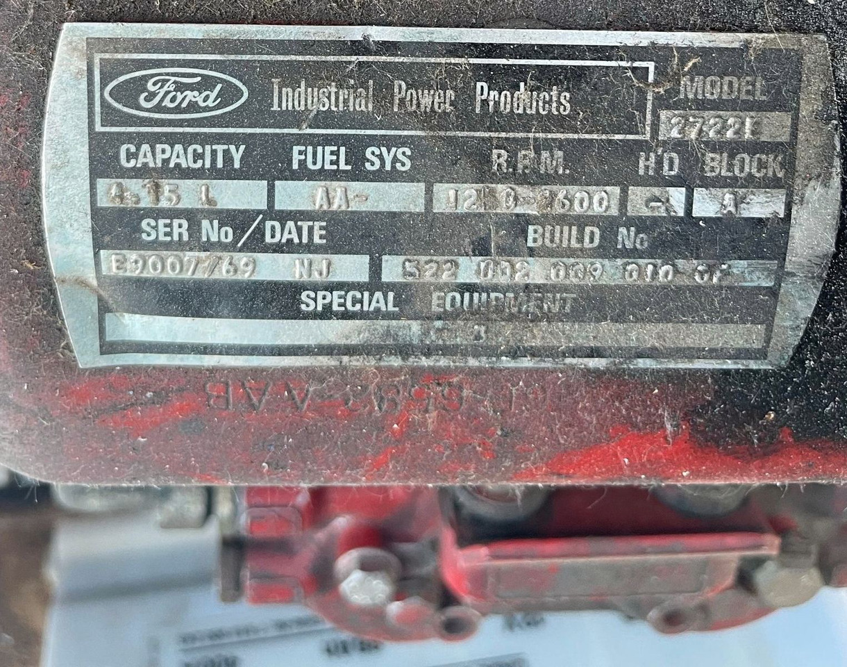 FORD MOTOR - Rough terrain forklift: picture 4 FORD MOTOR - Rough terrain forklift: picture 4