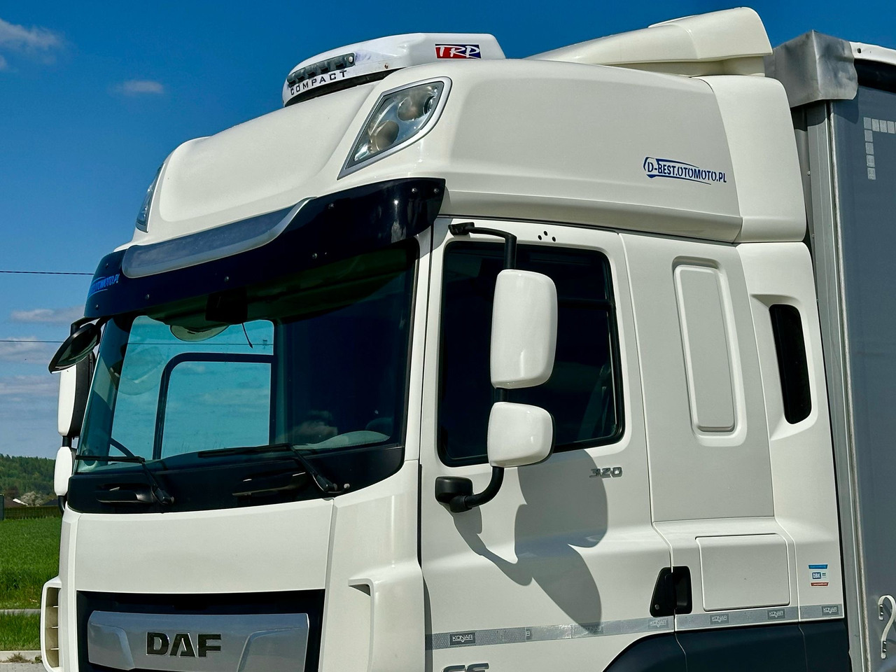 Curtainsider truck DAF CF 320 / FIRANKA / 21 EUROPALET / SYPIALKA / AUTOMAT / KLIMA POSTOJOWA / 2021 ROK TO: picture 14