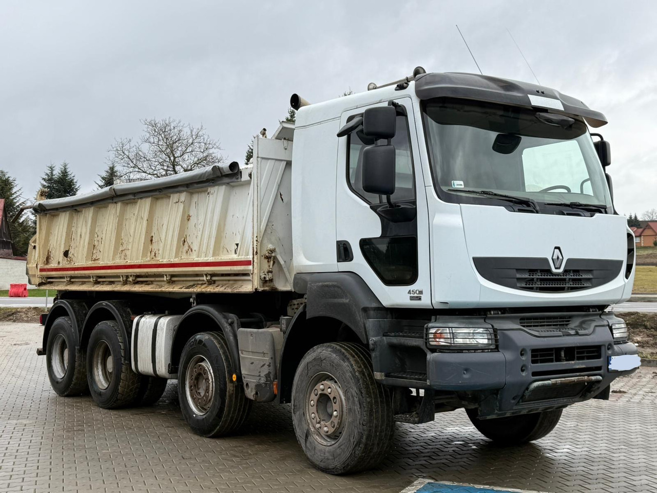 RENAULT KERAX 450 DXI / WYWROTKA / 8X4 / 3 STRONNA / MEILLER / EURO 5 - Tipper: picture 1 RENAULT KERAX 450 DXI / WYWROTKA / 8X4 / 3 STRONNA / MEILLER / EURO 5 - Tipper: picture 1