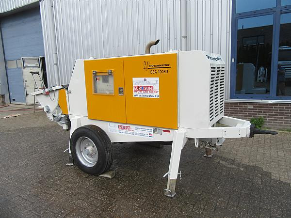 2013 PUTZMEISTER BSA 1005 D - concrete pump - Stationary concrete pump: picture 1 2013 PUTZMEISTER BSA 1005 D - concrete pump - Stationary concrete pump: picture 1