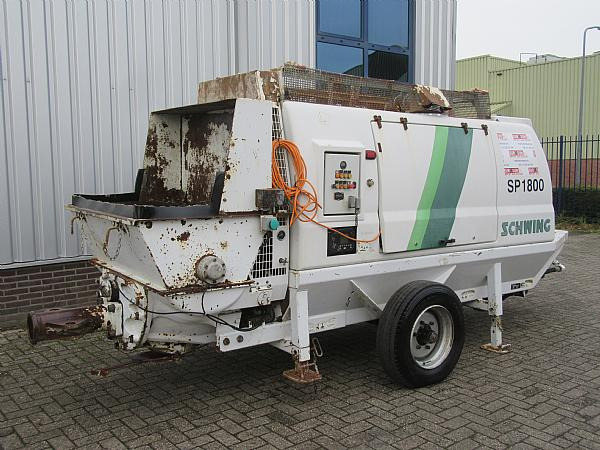 2015 SCHWING SP 1800 D 129KW - Stationary concrete pump: picture 2 2015 SCHWING SP 1800 D 129KW - Stationary concrete pump: picture 2