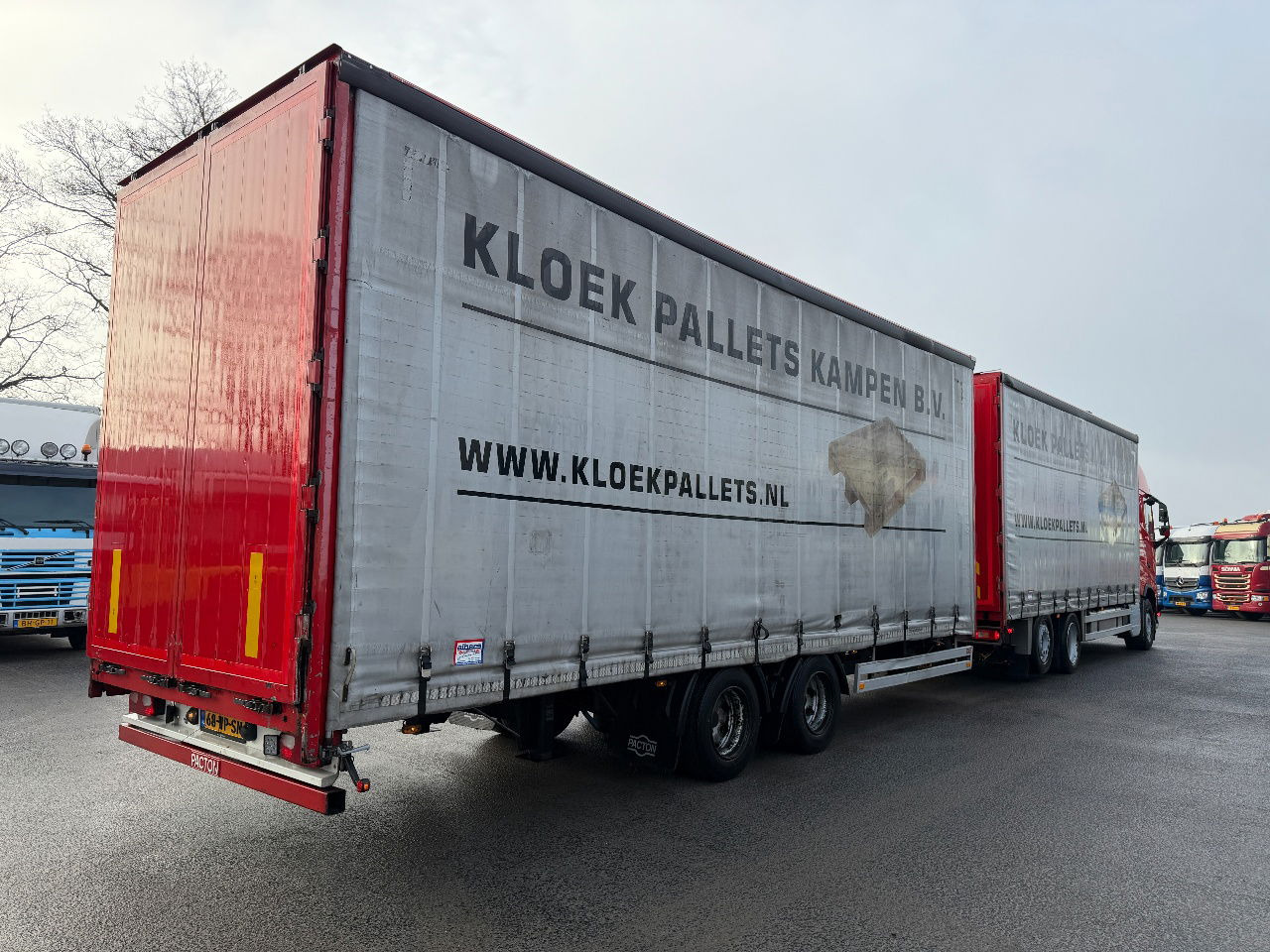 Diversen Globe 6x2 + Pacton 2017, 120m3 - Curtainsider truck: picture 3 Diversen Globe 6x2 + Pacton 2017, 120m3 - Curtainsider truck: picture 3