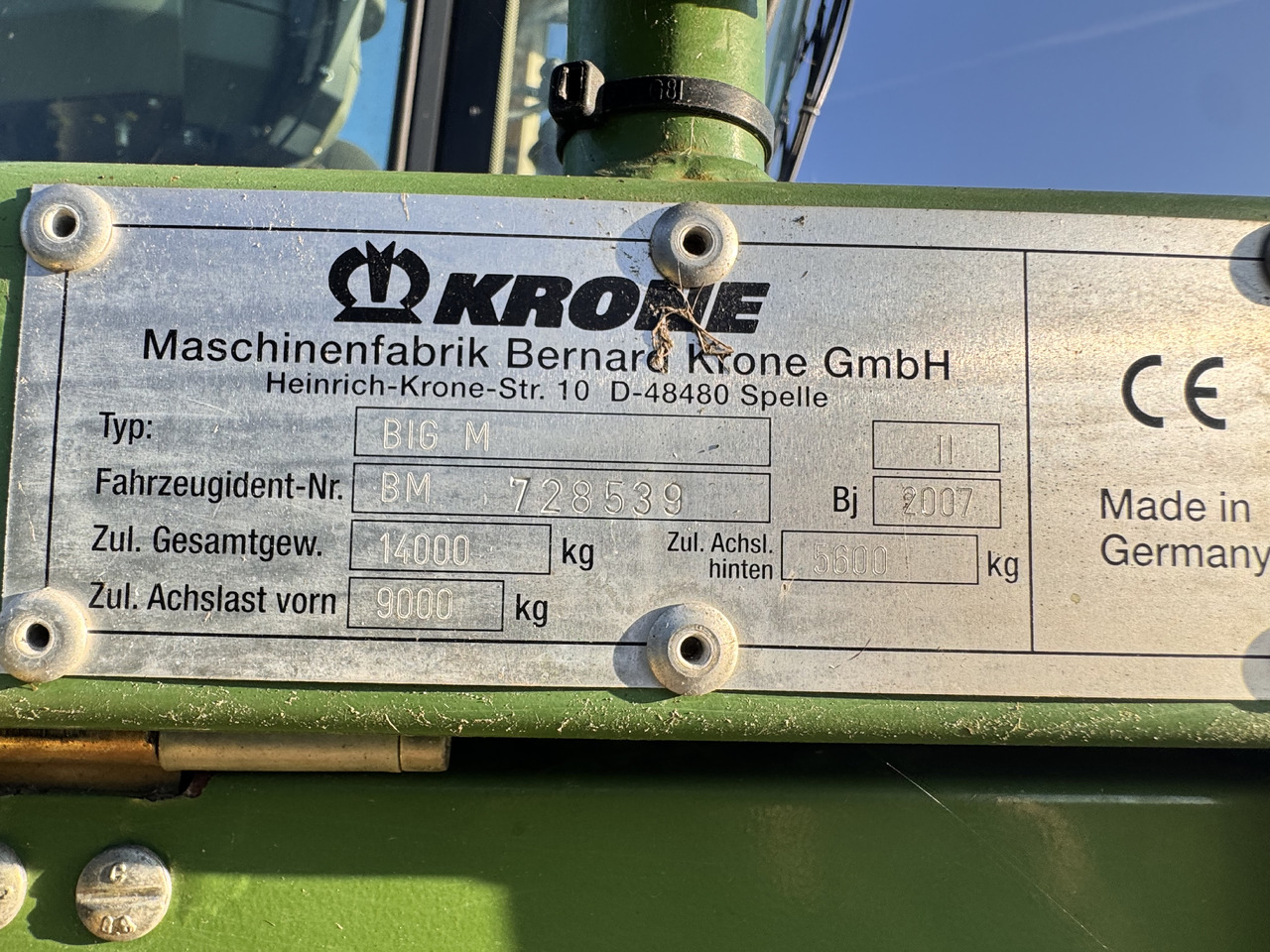 Mower KRONE Big M II CV: picture 21