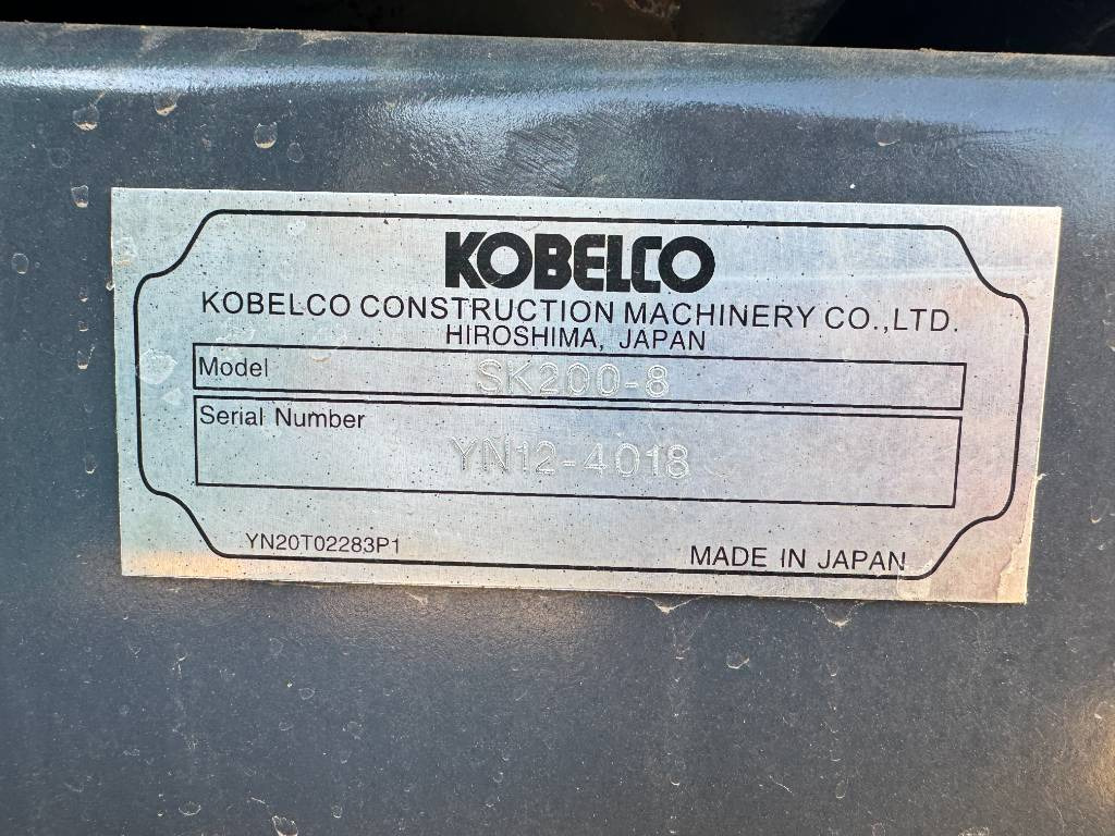 Kobelco SK 200-8 - Crawler excavator: picture 3 Kobelco SK 200-8 - Crawler excavator: picture 3