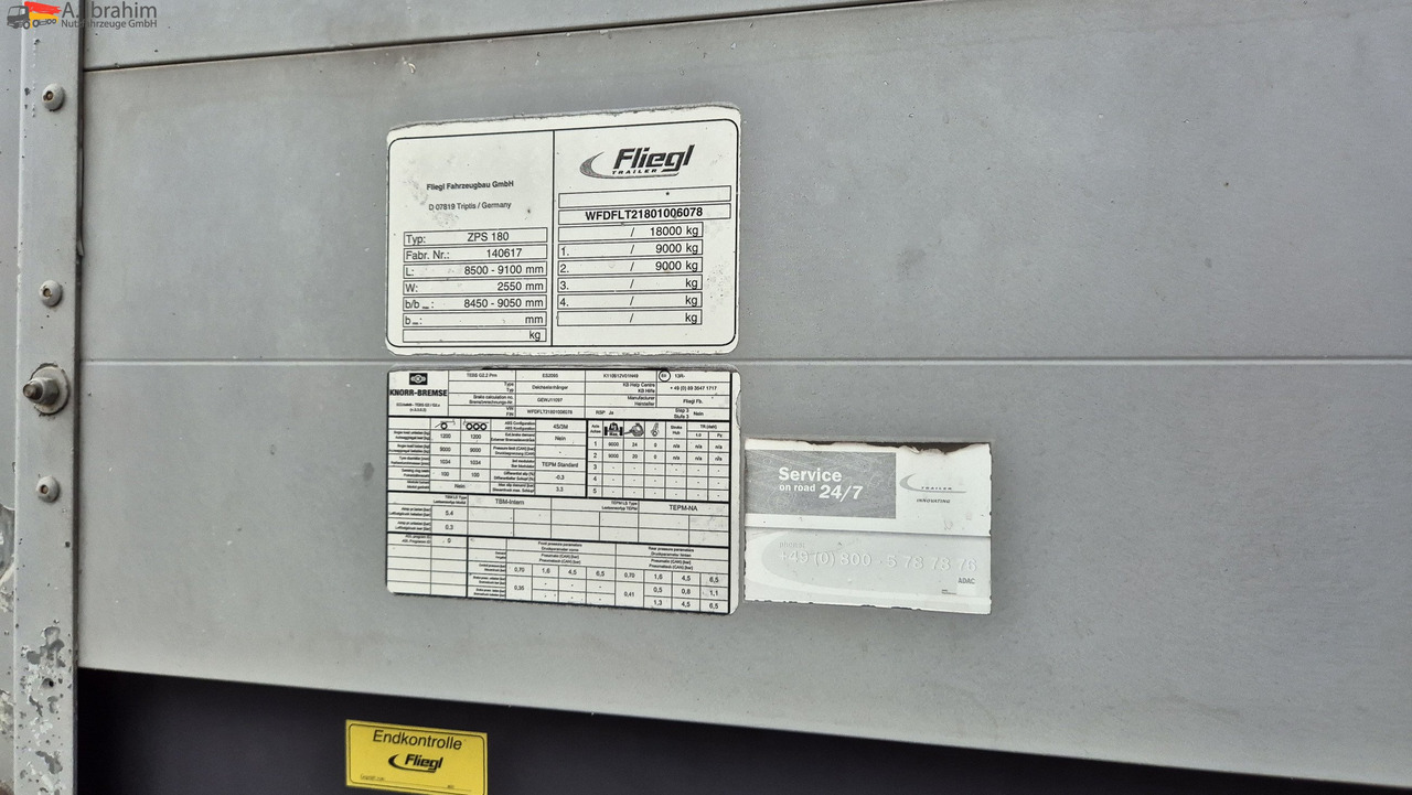 Fliegl Baustoffpritsche - Dropside/ Flatbed trailer: picture 2 Fliegl Baustoffpritsche - Dropside/ Flatbed trailer: picture 2