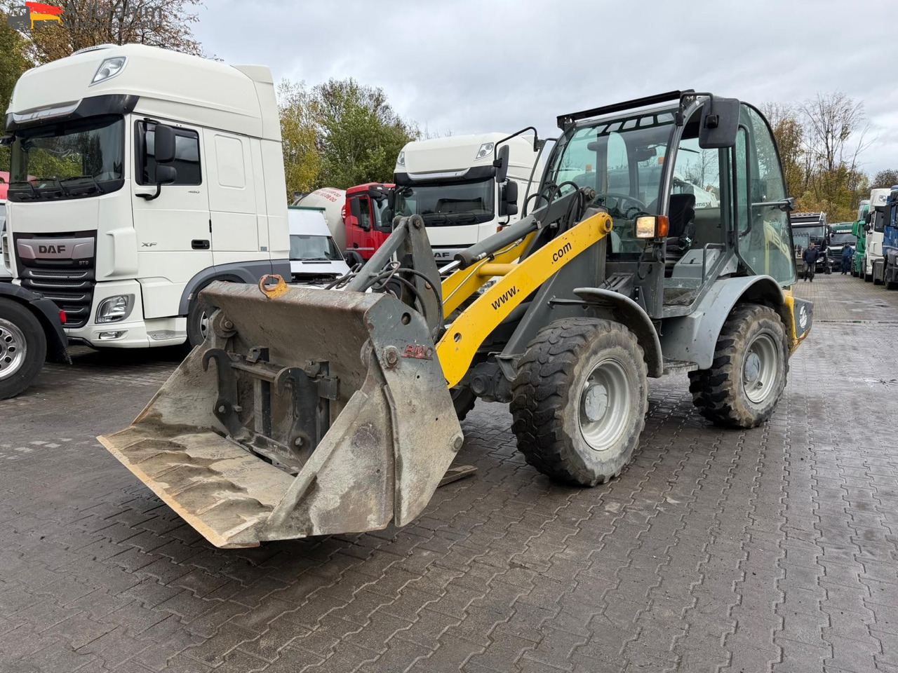 Kramer Allrad 750 /346-03  | Gabel | Klappschaufel | 2 x vorhanden - Wheel loader: picture 1 Kramer Allrad 750 /346-03  | Gabel | Klappschaufel | 2 x vorhanden - Wheel loader: picture 1