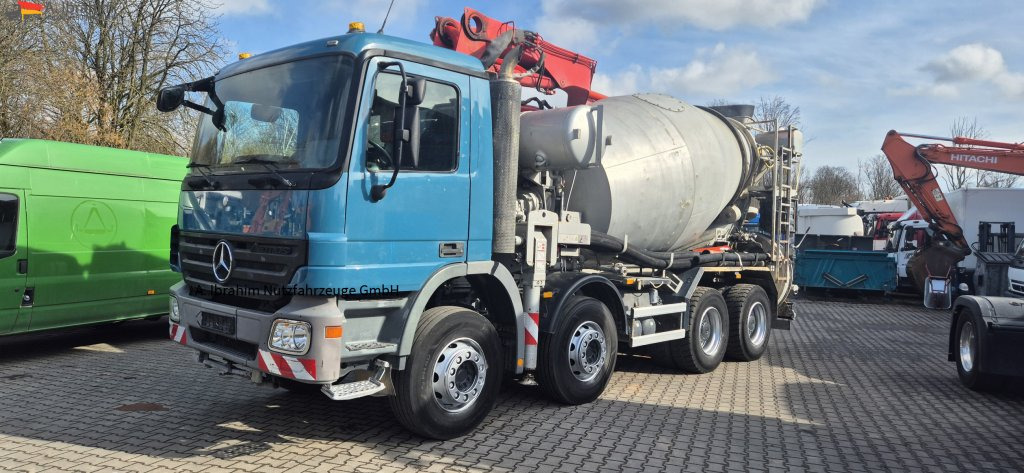 Mixer pump truck Mercedes-Benz 3241 PM 21-3   Liebherr 7 cbm PUMI Putzmeister Liebherr: picture 9